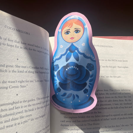 Russian Doll Diecut Bookmark image 1