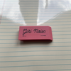 Girl Noise Pink Eraser image 1