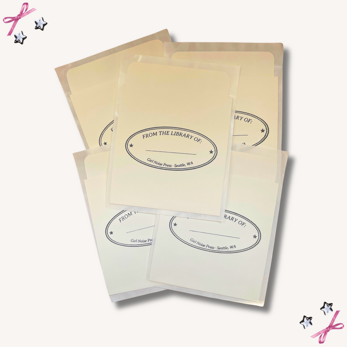 Personal Library Book Pocket - Set of 5 image 2