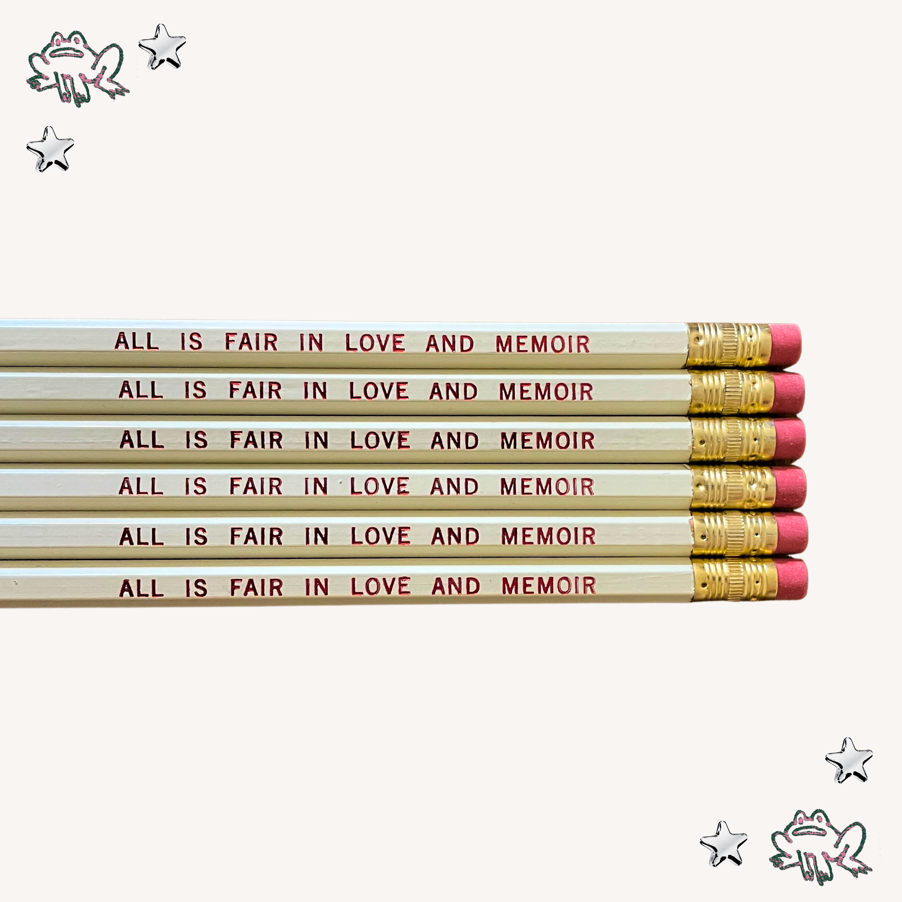 All Is Fair in Love and Memoir Pencils