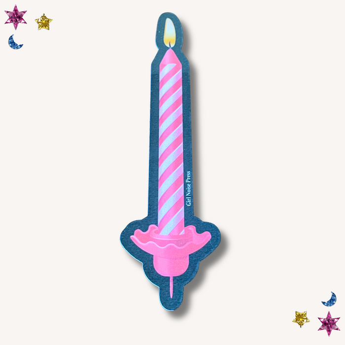 Birthday Candle Diecut Bookmark