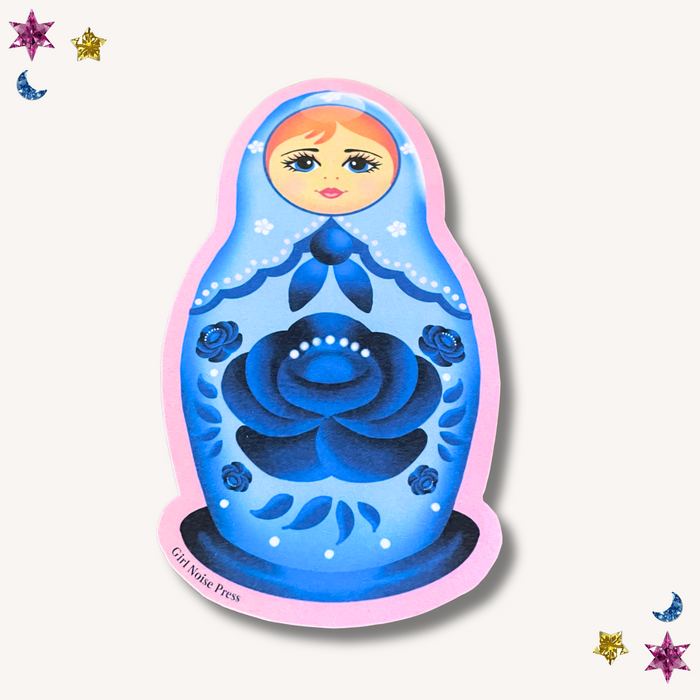 Russian Doll Diecut Bookmark