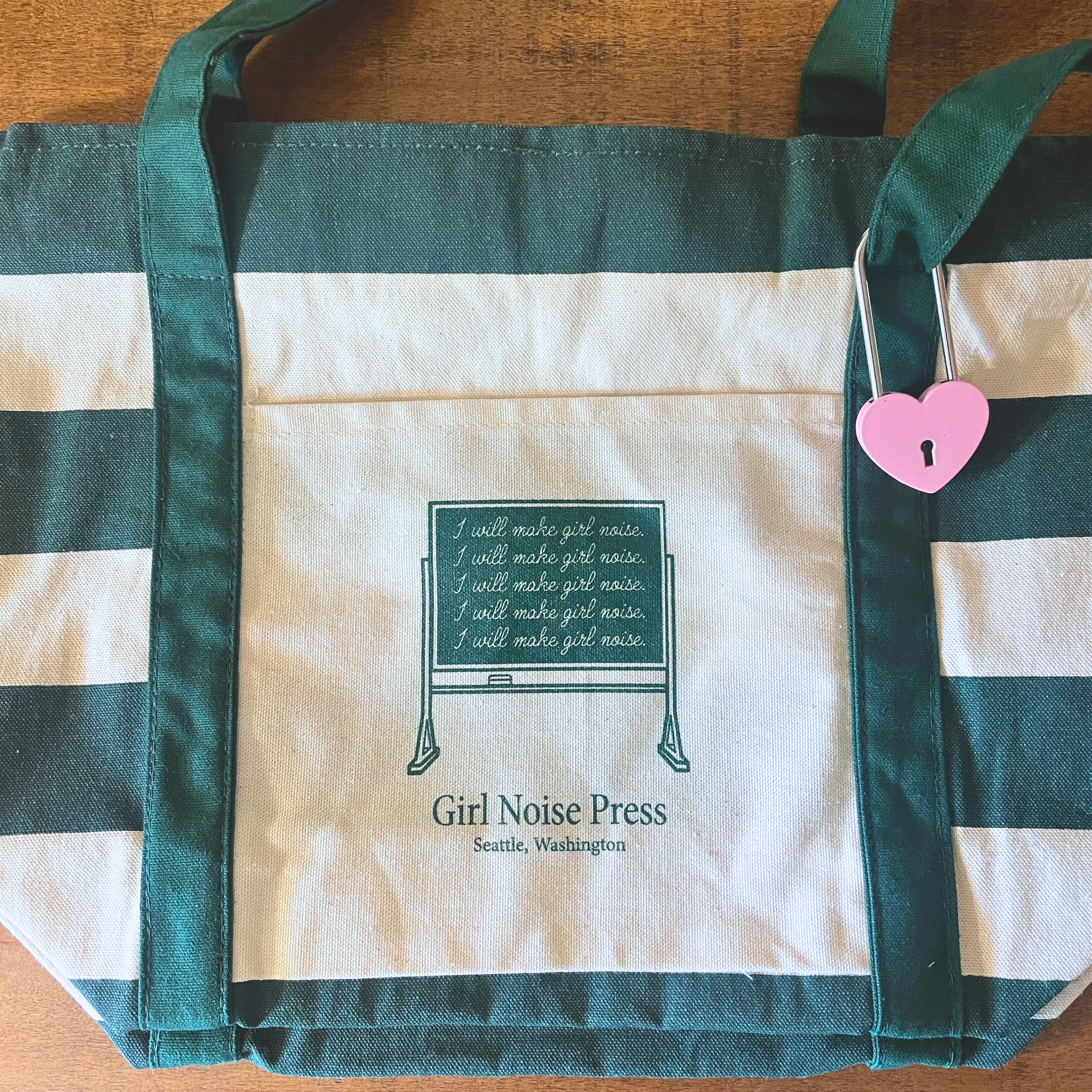 I Will Make Girl Noise Tote Bag