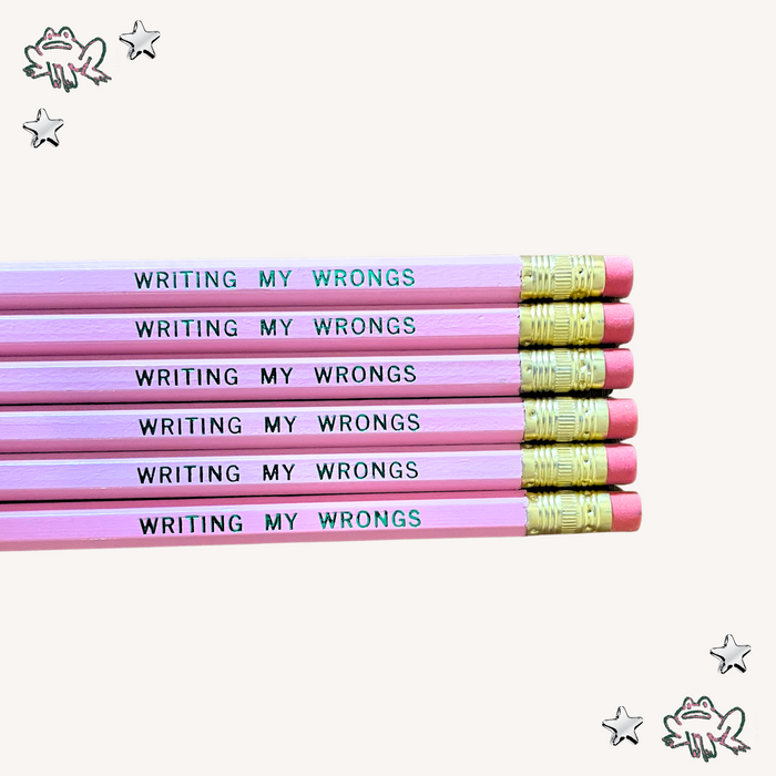 Writing My Wrongs Pencils